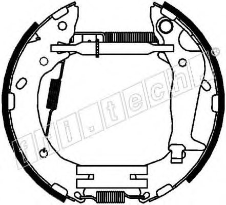 fri.tech. 16360 Brake Shoe Set